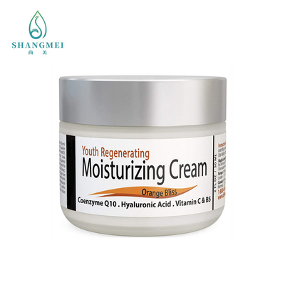 Llene la crema hidratante ácida hialurónica para la crema de cara aceitosa de la vitamina B5 de la piel