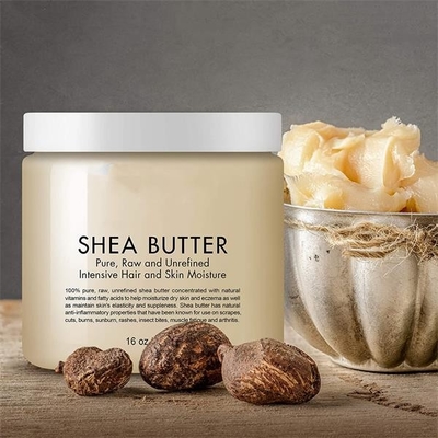 Loción natural del cuerpo de la crema hidratante que alimenta a Shea Butter Extract Cream